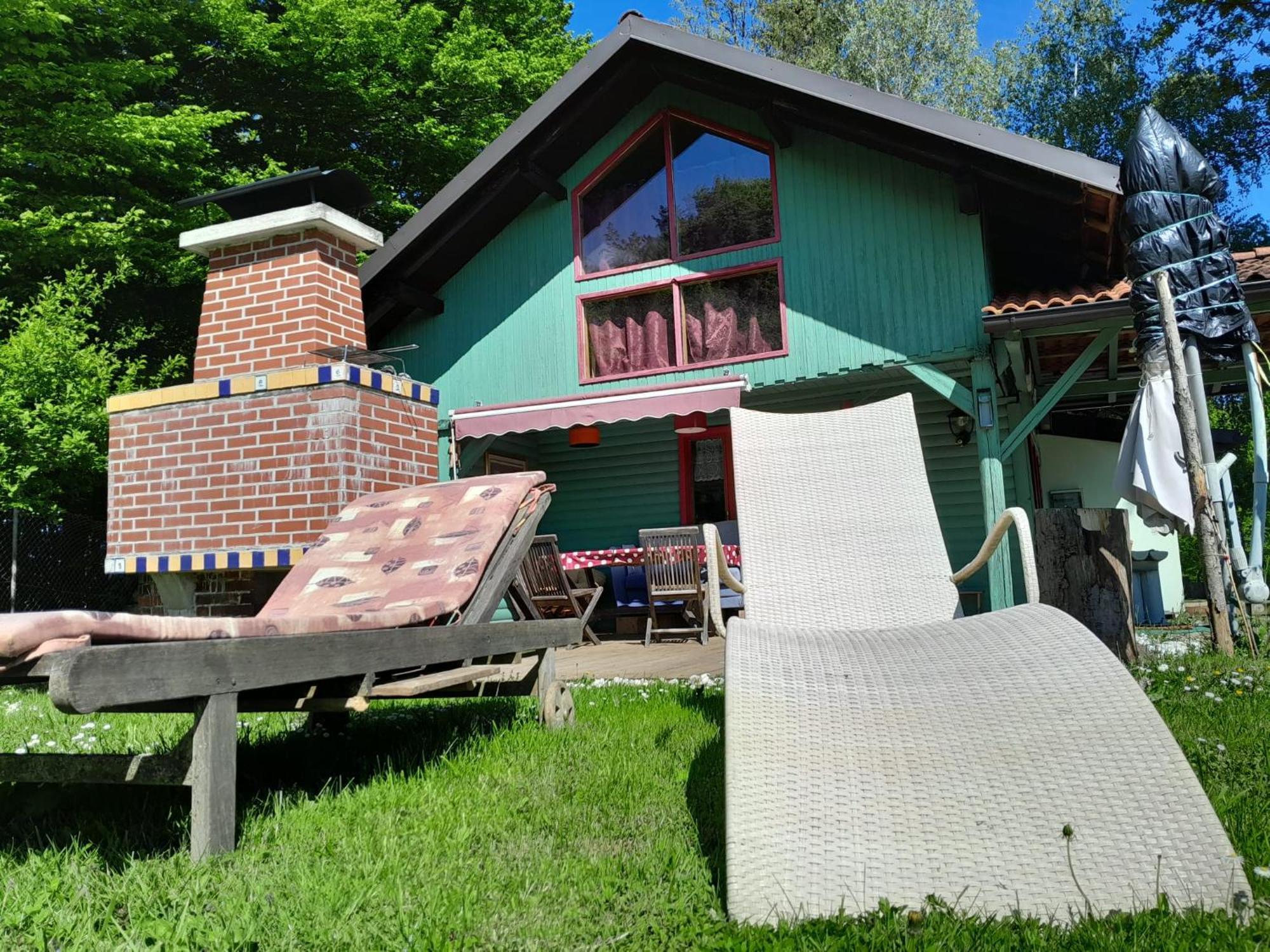 Villa Fairytale Wooden House By Ljubljana Grosuplje Esterno foto