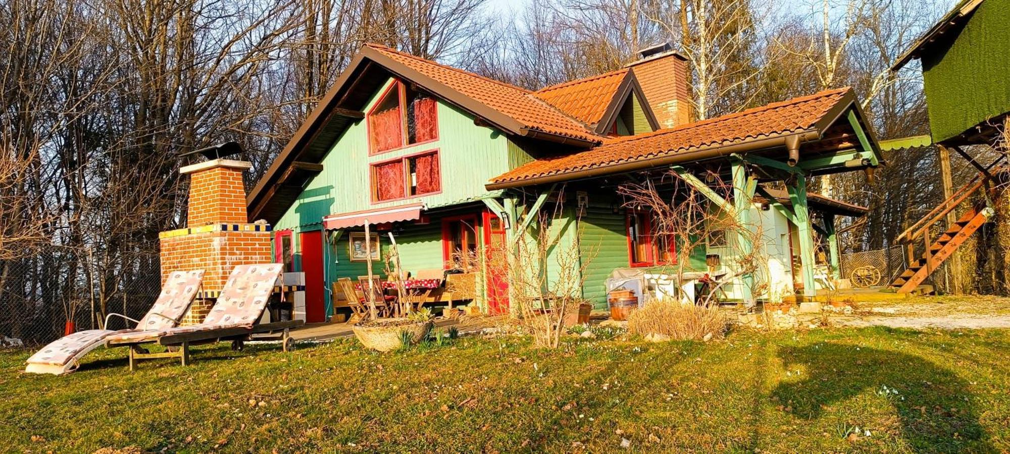 Villa Fairytale Wooden House By Ljubljana Grosuplje Esterno foto