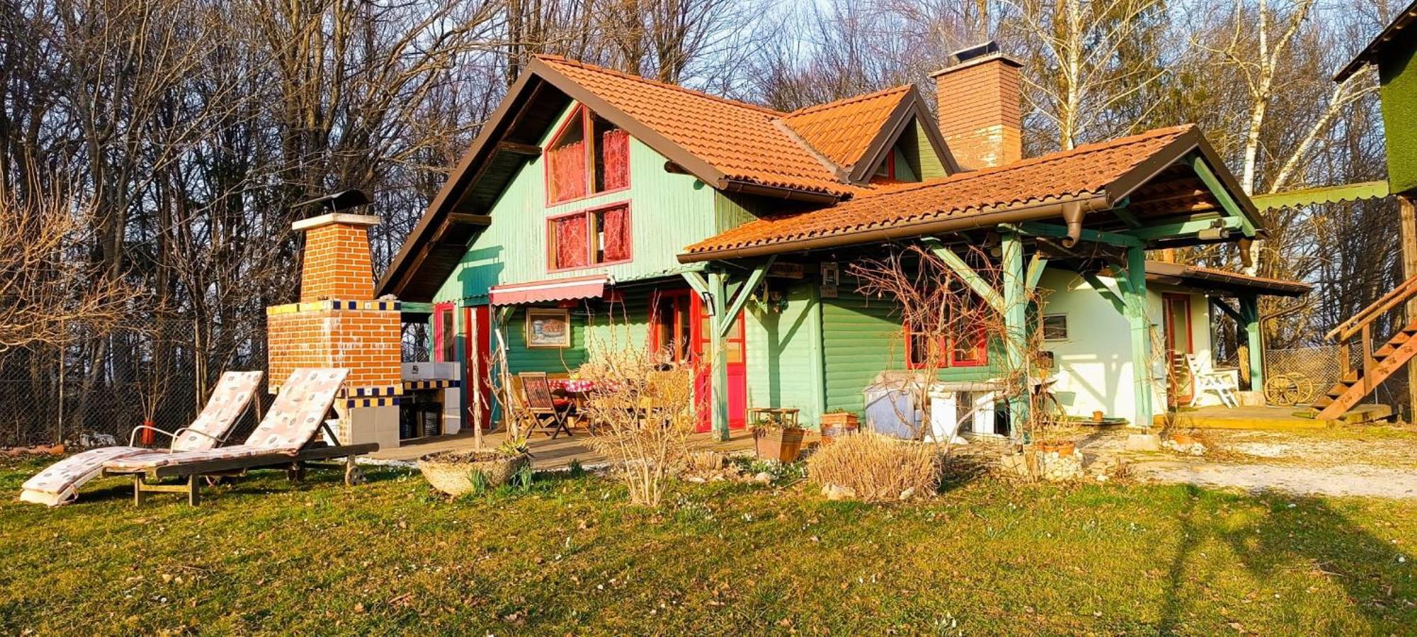 Villa Fairytale Wooden House By Ljubljana Grosuplje Esterno foto